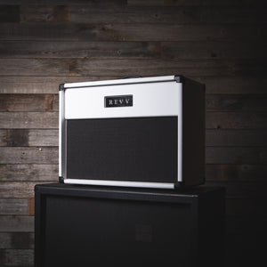 1x12 White Speaker Cabinet Revv Amplification