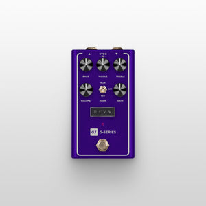 Revv Amps G3 Distortion Pedal in purple. 
